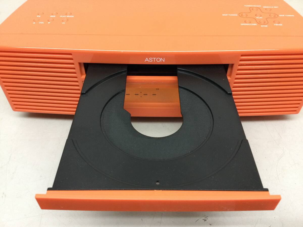 CDラジオ ASTON Compact-Music-System AC-001 オレンジの画像3