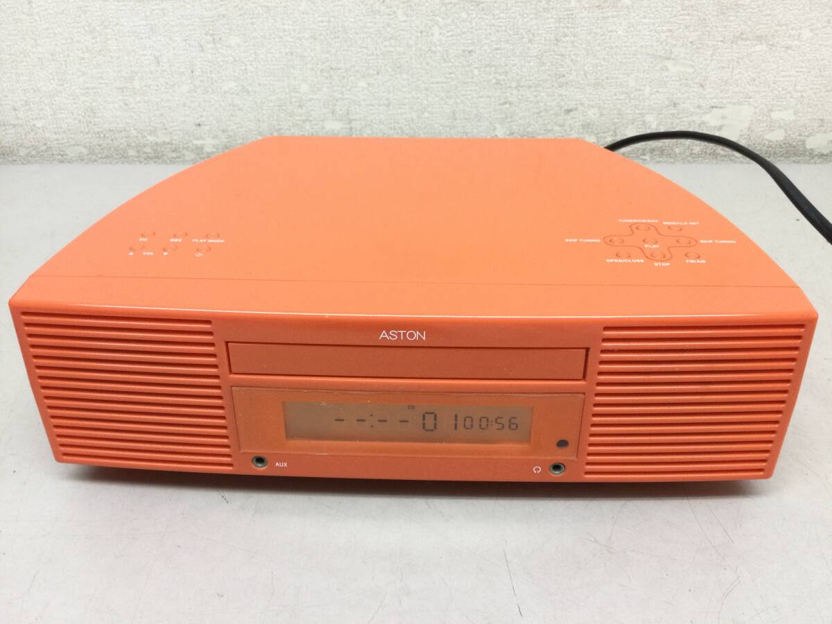 CDラジオ ASTON Compact-Music-System AC-001 オレンジの画像1