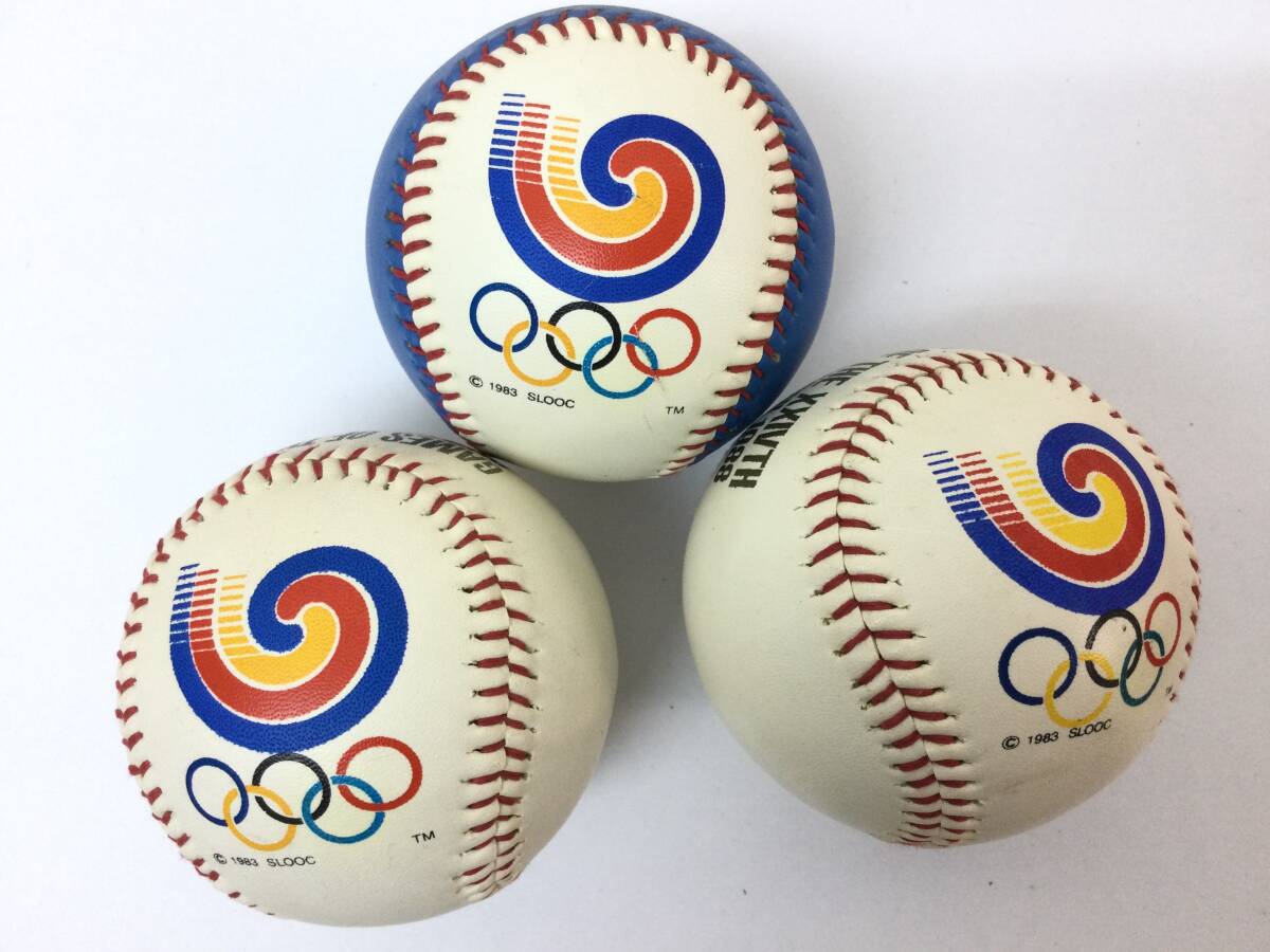 ソウルオリンピック 1988年 野球 記念ボール 希少 3個セットの画像4
