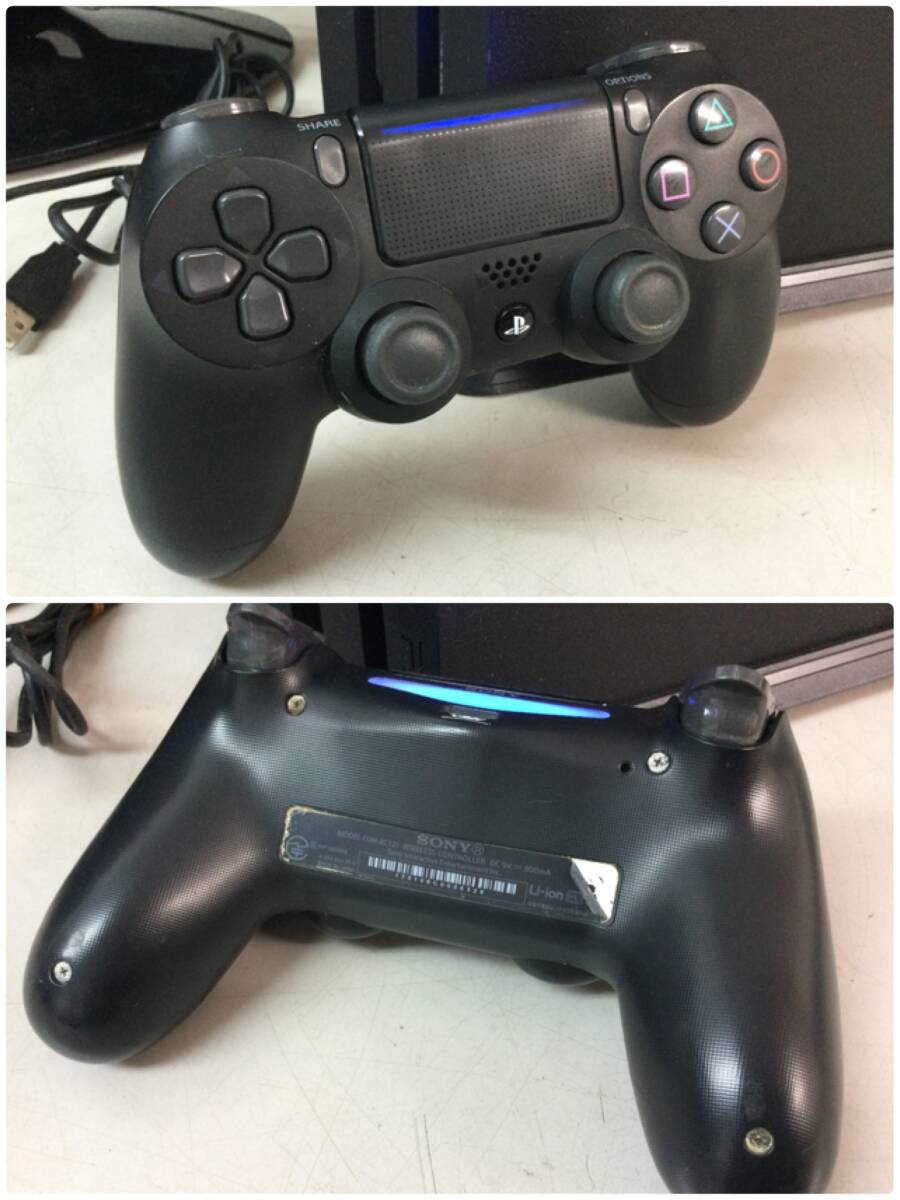 PS4 PlayStation4 Pro 本体 CUH-7000B 1TB ジェットブラック SONY 初期化済み FW11.50の画像10