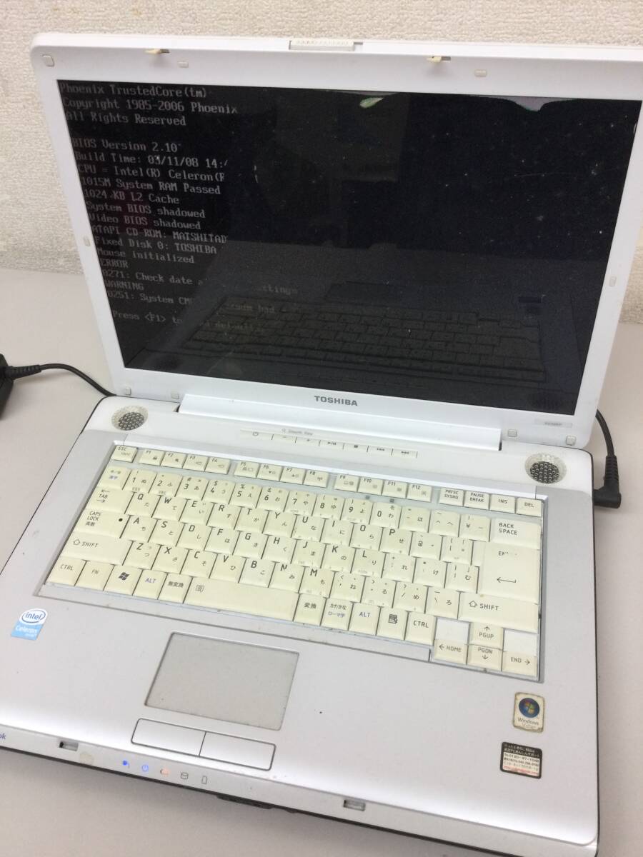 ジャンク 部品取り Fujitsu FMV-BIBLO NF/Ｄ40 東芝 dynabook AX/54EP NEC LaVie LS550/F ノートPC 3台_画像3