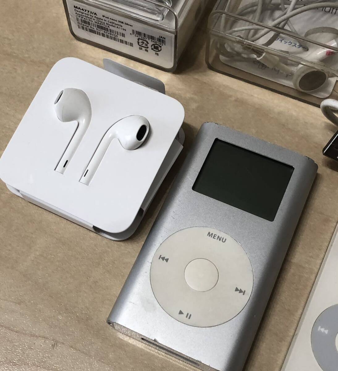 ジャンク Apple iPod nano shuffle イヤホン 等まとめ売り10点 の画像4