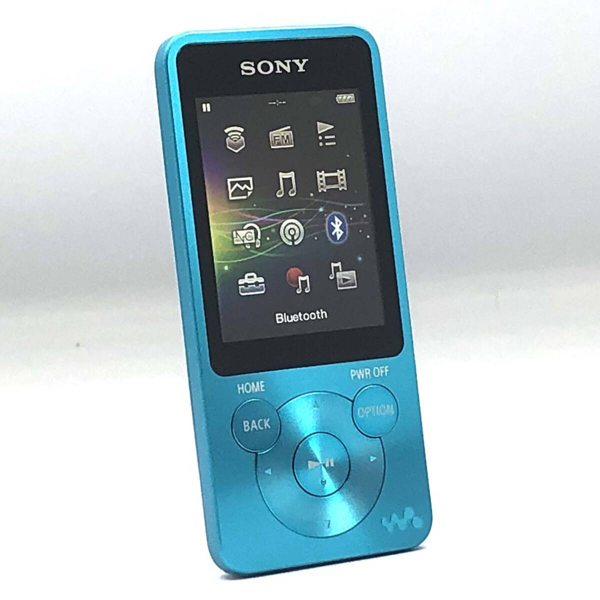 バッテリー良好！ 本体外観極美品 SONY WALKMAN NW-S14K 8GB Bluetooth対応 ブルー系 の画像2