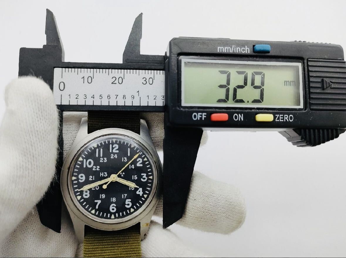 【希少】HAMILTON ハミルトン 1982年5月製 手巻き 軍用時計の画像7