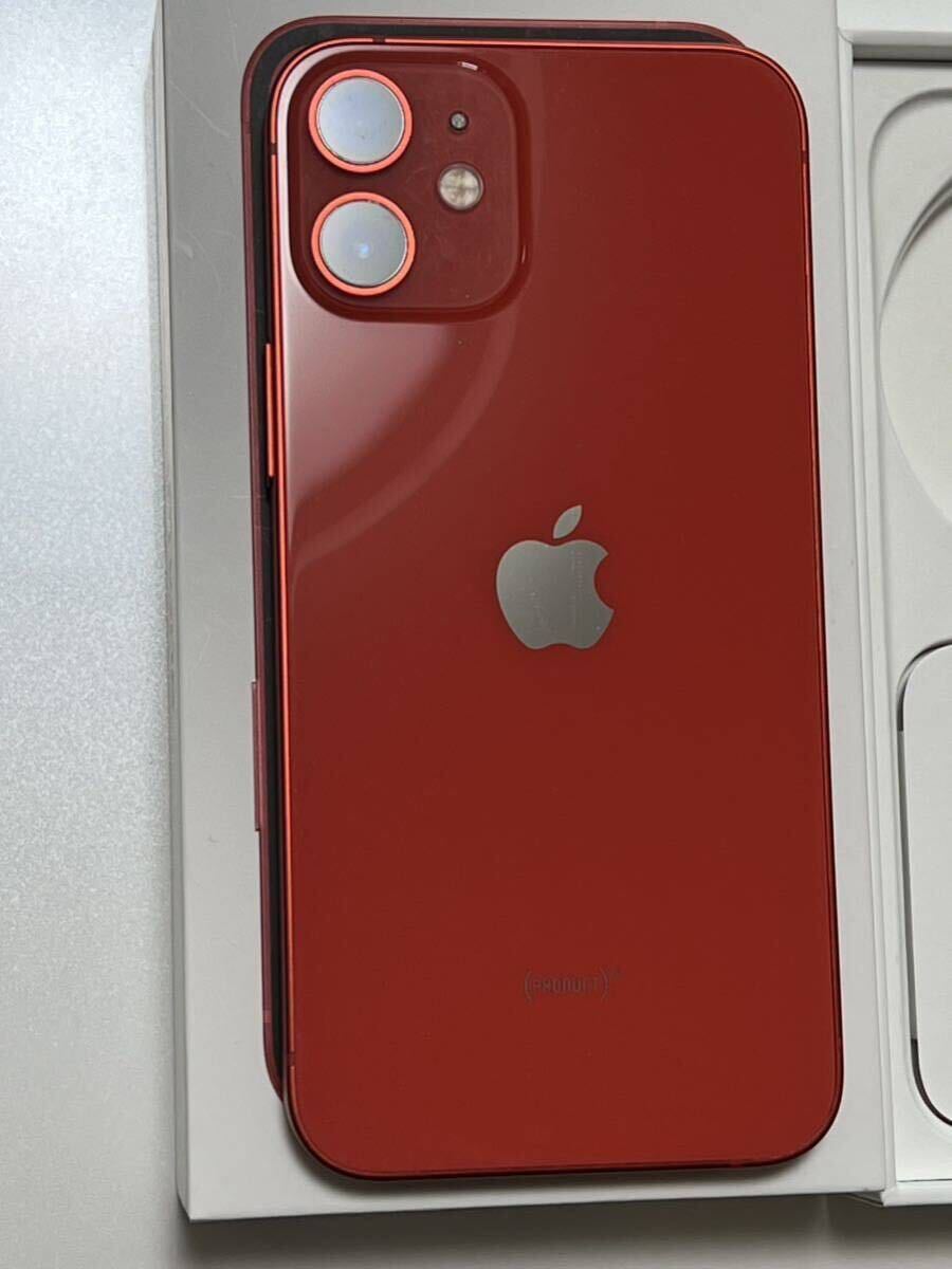 美品 iPhone12mini 128GB RED PRODUCT SIMフリー_画像1