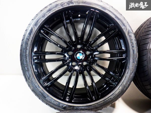 【 美品 】 【 バリ山タイヤ付き 】BMW 純正 G30 5シリーズ Mスポーツ 19インチ 8J +30 9J +44 PCD 114.3 5H タイヤホイール 4本 棚36C_画像5