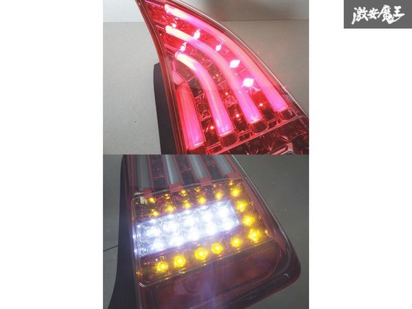 売り切り！！ Valenti ヴァレンティ ZVW30 プリウス ファイバー LED テールライト テールランプ 右 右側 運転席 60-1355 即納 棚23Cの画像6