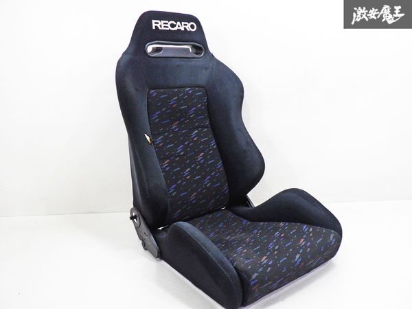 RECARO レカロ SR-III SR3 汎用 セミバケットシート セミバケ 底止め 両側ダイヤル ルマンカラー 即納 棚42の画像2