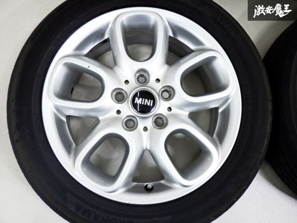 BMW MINI ミニ純正 F56 F55 F57 ミニ クーパーS ループスポーク494 16インチ 6.5J +54 PCD 112 5穴 5H タイヤ付き 4本 棚32C_画像4