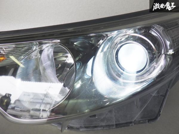 点灯確認済み！！ トヨタ純正 ACR50 GSR50 エスティマ 前期 HID ヘッドライト ヘッドランプ 左側 助手席 KOITO 28-187 刻印 70 AFS無 棚28D_画像5