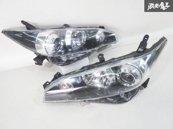 点灯確認済み！！ トヨタ 純正 ZGE20 ウィッシュ HID キセノン ヘッドライト ヘッドランプ 左右 セット ICHIKOH 68-16 即納 棚28K_画像1