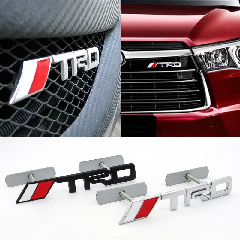 【送料込】TRD(トヨタテクノクラフト) 3Dエンブレム フロントグリル用 銀 金属製 トヨタ の画像10
