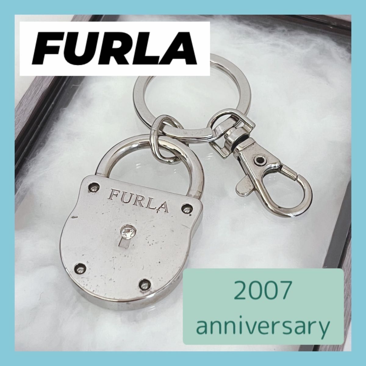 FURLA フルラ　ノベルティ　非売品　キーリング　チャーム　キーホルダー