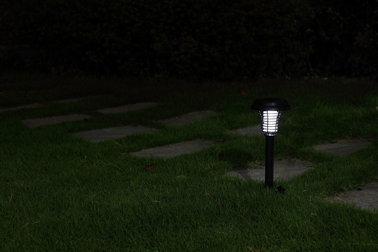 ★■ソーラーＬＥＤ 殺虫器 殺虫灯 ＆ ガーデンライト 2way 自動点灯 玄関灯の画像8