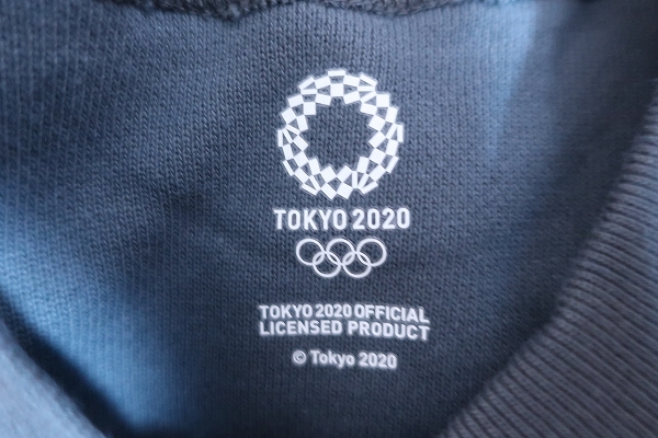 2-7274A/新品 東京オリンピック TOKYO 2020 ロゴスウェット 公式ライセンス_画像3
