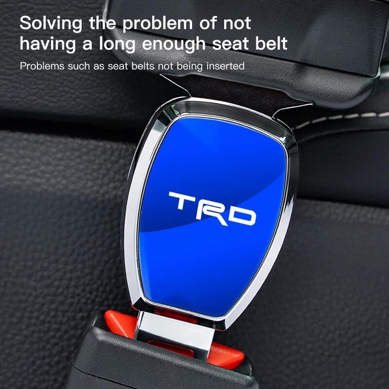 TRD Toyota TOYOTA seat belt ek stain da- buckle mirror finishing one push button gun black black GR cr