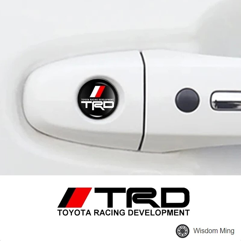 2個セット TRD トヨタ GR 3Dクリスタルエンブレム 14mm 鍵穴マーク 鍵穴隠し キーレス TOYOTA nt_画像5