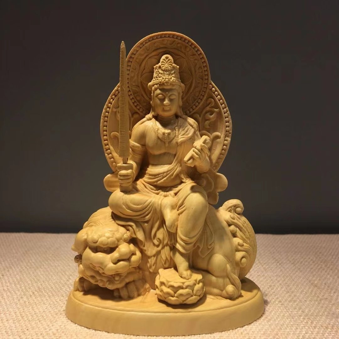  popular new goods * writing . bodhisattva .. bodhisattva tree carving Buddhist image writing . bodhisattva image .. bodhisattva image seat image Buddhism fine art ornament tree carving Buddhist image yellow . tree 