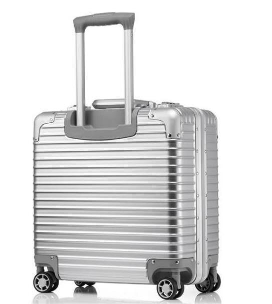 ..* quality guarantee * suitcase * silver * aluminium Magne sium alloy *TSA lock installing business travel bag light weight waterproof 