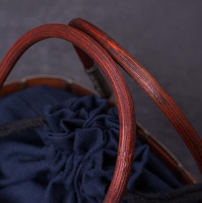 新入荷★手作りの竹編みバッグ、ハンドバッグ織バッグ、竹バスケットバッグの画像7