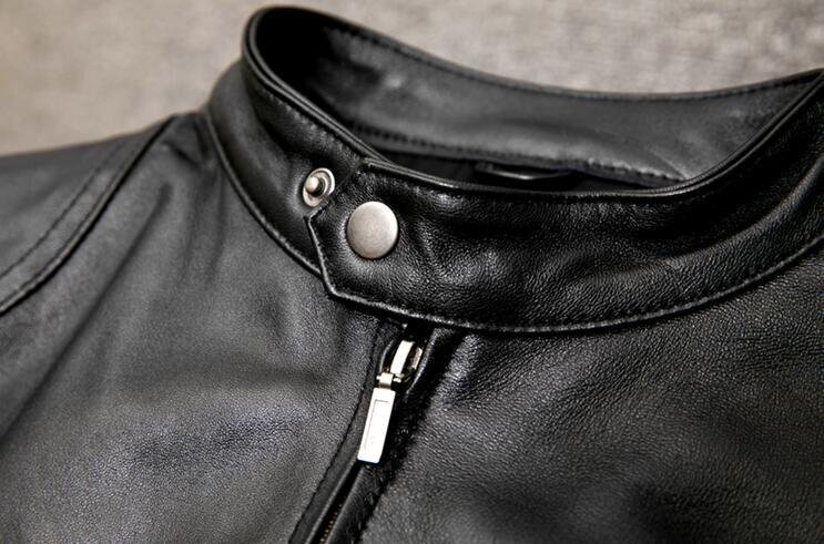 高品質 レザージャケット シングルライダース 革ジャン カウハイド 牛革 バイクレザー 本革 メンズファッション S～5XLの画像5