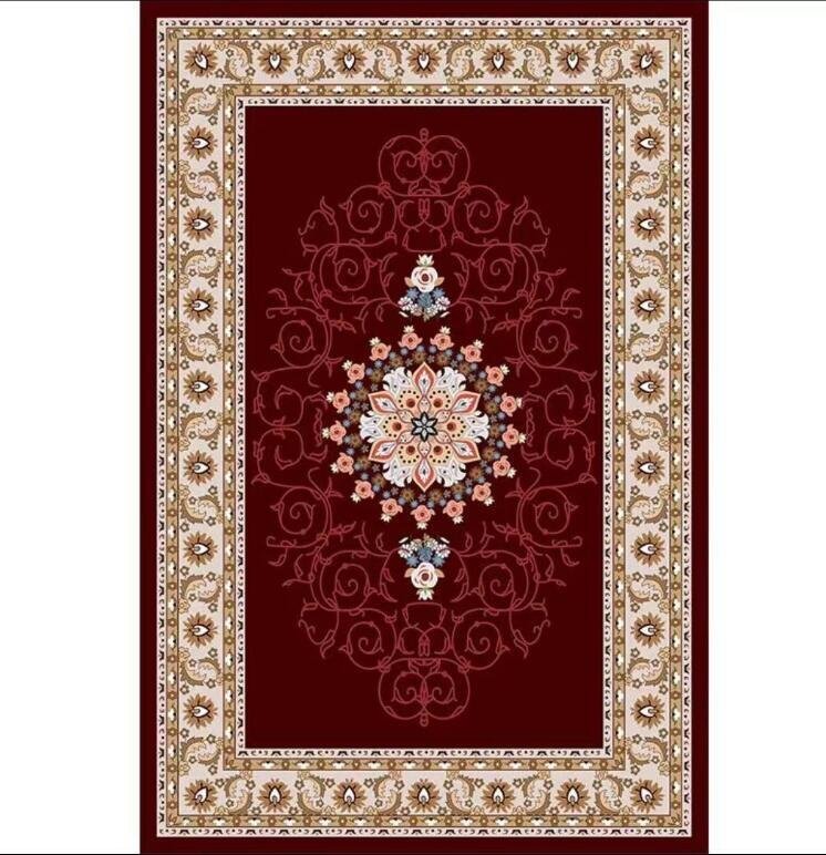 推薦★高級絨毯ボヘミア絨毯リビングソファティーマットベッドルームはヨーロッパ式の大絨毯が敷き詰められている160*230cmの画像1