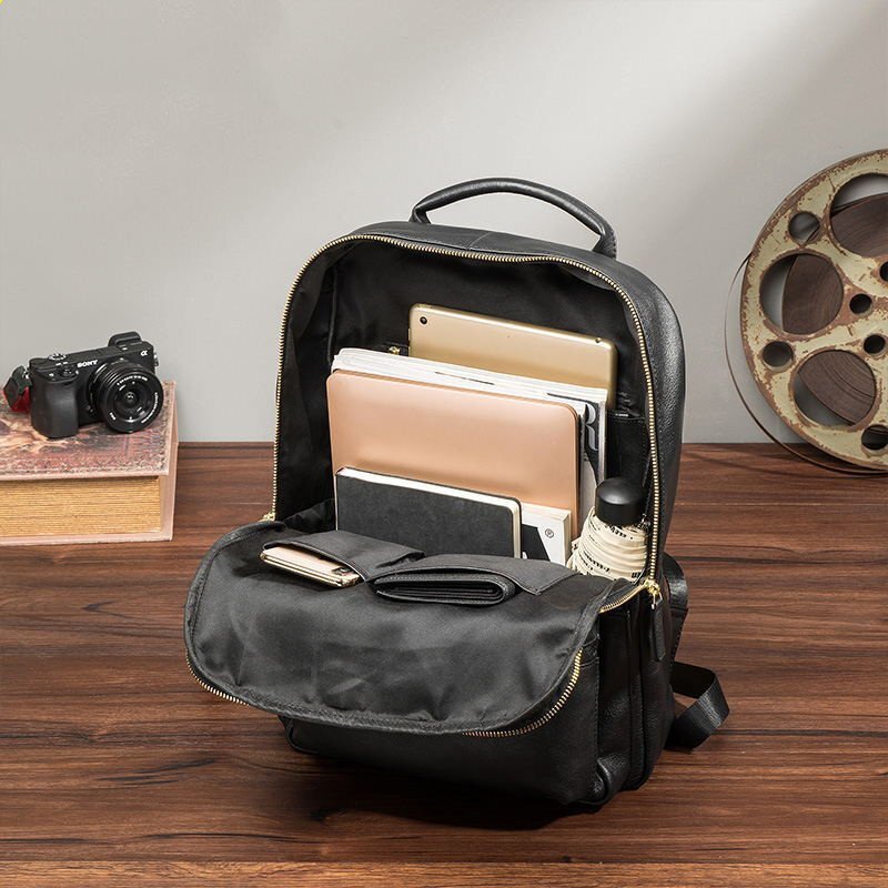  new goods leather original leather business rucksack men's bag leather rucksack men's bag commuting 
