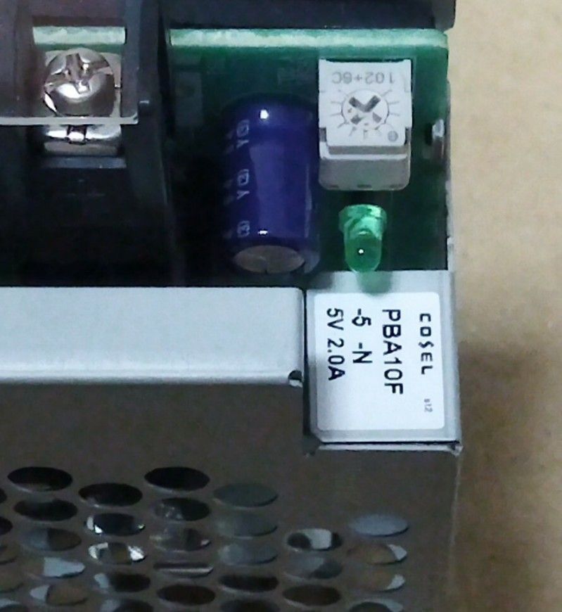 スイッチング電源　COSEL 5V 2.0A PBA10F-5