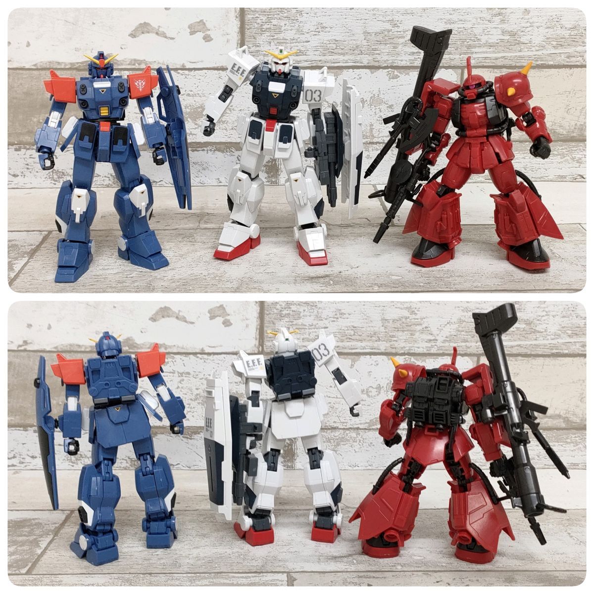 SP22 プラモデル HG 1/144 RX-79BD-2 RX-79BD-3 ブルーディスティニー2号機 3号機 RG ジョニーライデン 専用 ザク 3体セットの画像10