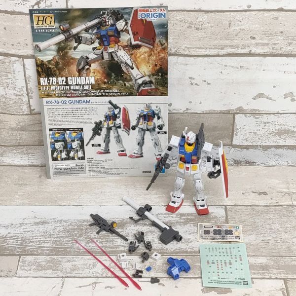 MP50 HG 1/144 機動戦士ガンダム ジ オリジン RX-78-02 GUNDAM ガンダム_画像1