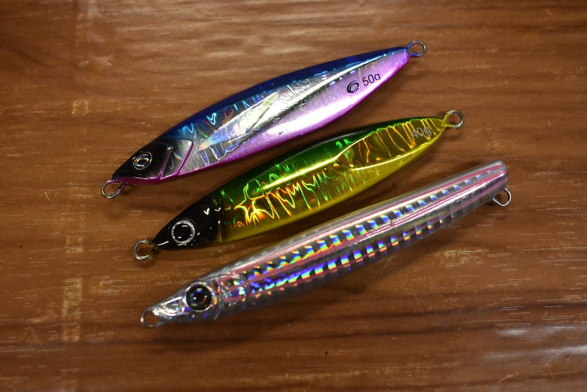 【1スタ☆】SLJ ジグ 30g～120g 13個セット スミス クレイジーオーシャン ハヤブサ 等 TG チビマサムネ マキノミー 等 イサキ マダイ（KKM_の画像6