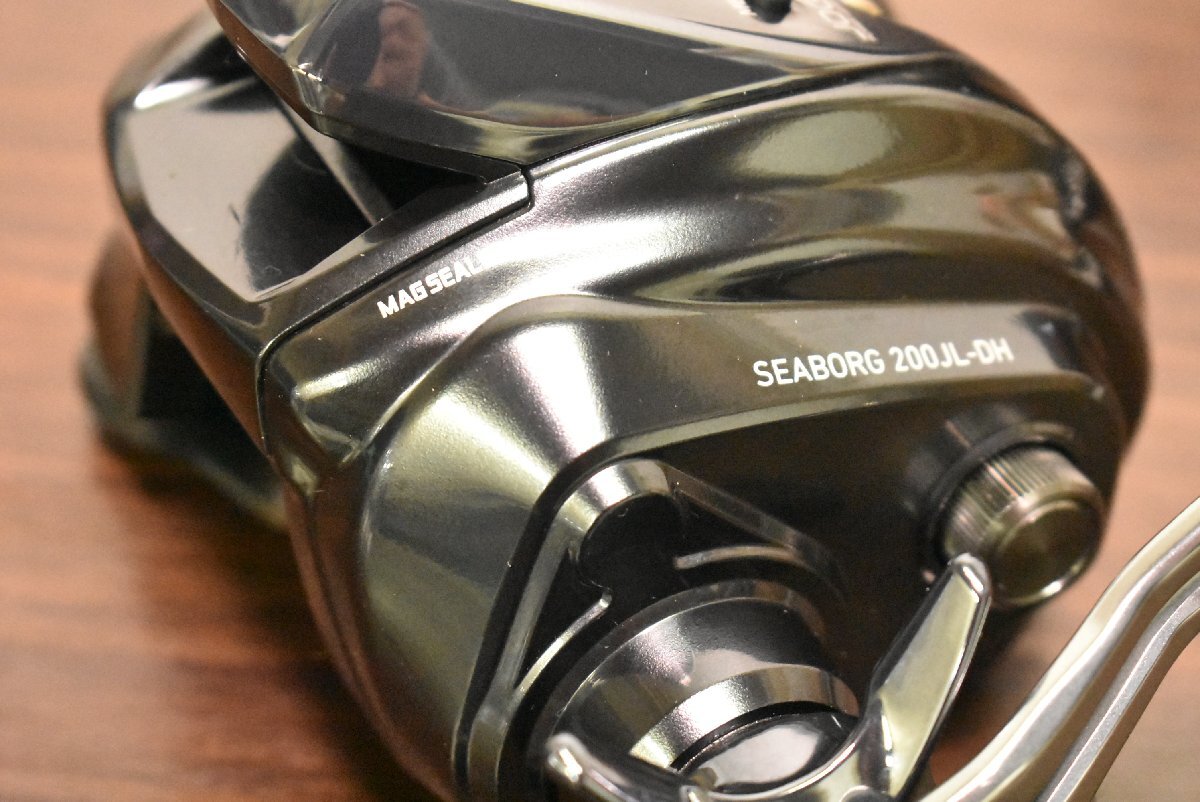 【程度良好品★】ダイワ 22 シーボーグ 200J-DH 左巻き DAIWA SEABORG 電動リール イカメタル 落とし込み タチウオ テンヤ タイラバ（CKN_Oの画像6