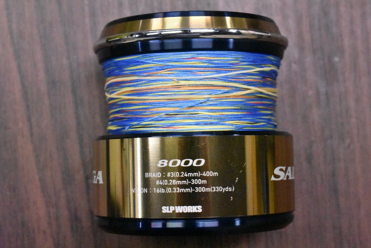 【人気モデル】ダイワ SLPワークス ソルティガ 8000 スプール ゴールド DAIWA SLPW SALTIGA スペア 純正 替え（CKN_O1）の画像2