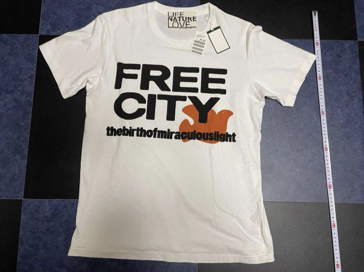 激レア新品FREE CITY フリーシティロゴTシャツ2 代官山店限定　送料無料。_画像2