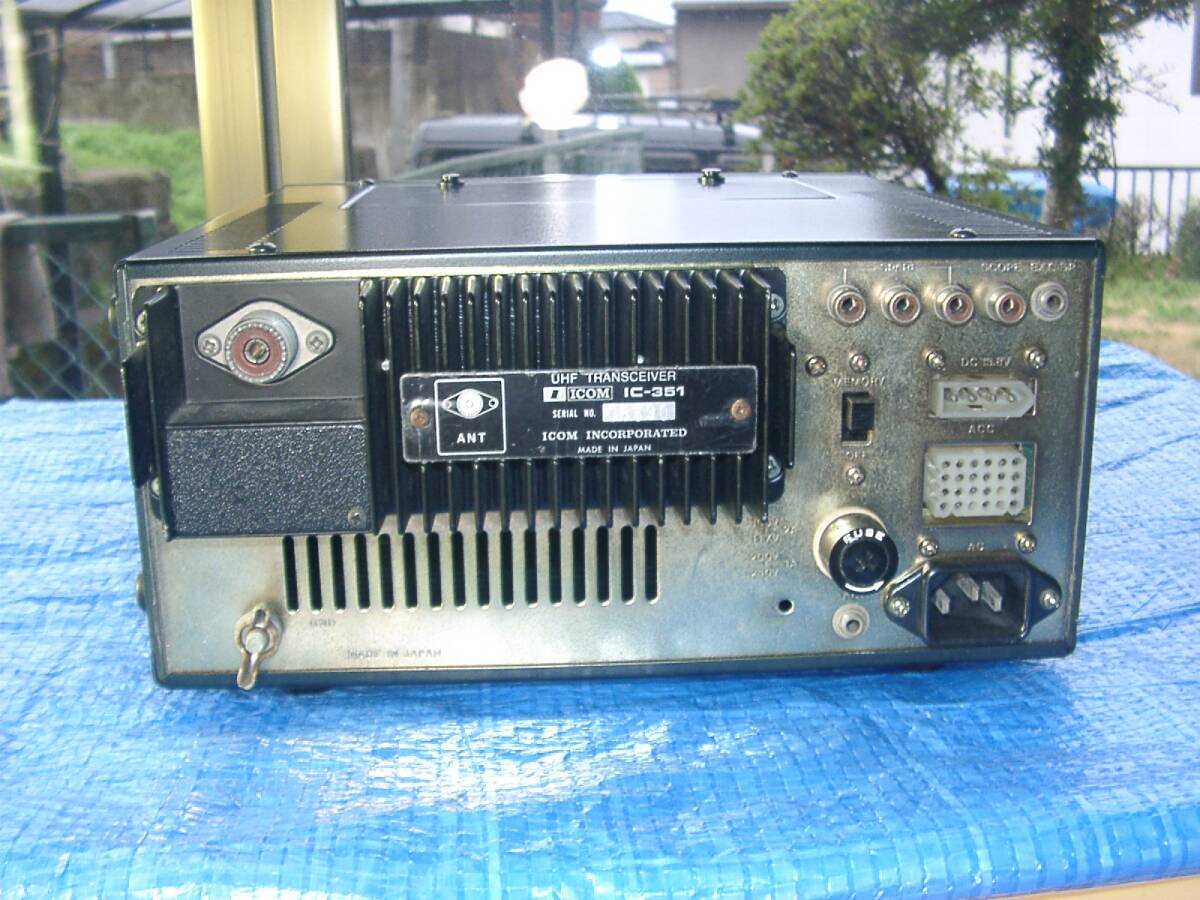  prompt decision equipped ICOM 430MHZ transceiver IC-351 secondhand goods postage included 