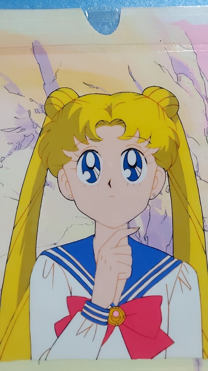 セーラームーン セル画(うさき)背景付き。Sailor Moon Anime cel×1(Usagi)with background.の画像5