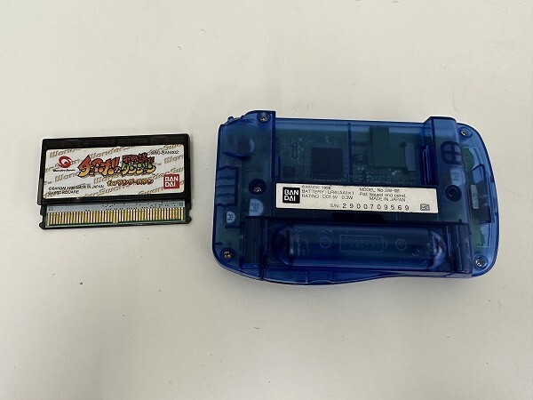 C042-N29-3098 任天堂 GAME BOY ゲームボーイカラー CGB-001 / BANDAI バンダイ Wonder Swan 本体 2点 ジャンク現状品①の画像7