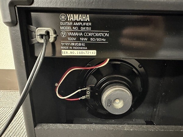 D026-S3-14169 YAMAHA GA15II ギターアンプ オーディオ 音響 機器 通電確認済 現状品①の画像5
