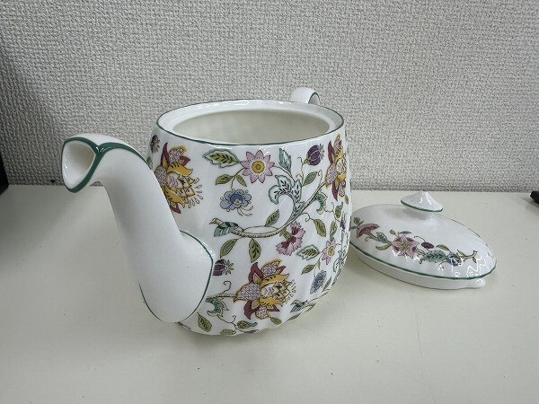 E160-J9-3608 MINTON HADDON HALL ミントン ハドンホール ティーポット 陶器 現状品①の画像3