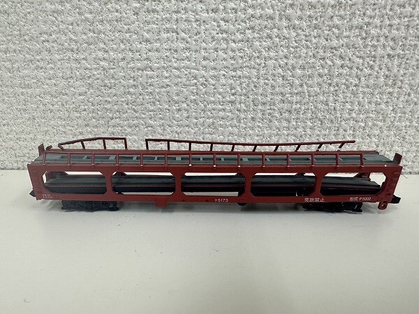 E228-S3-14140 TOMY　ク5173　Nゲージ　車積載用　貨車　鉄道模型 ジャンク 現状品①_画像1