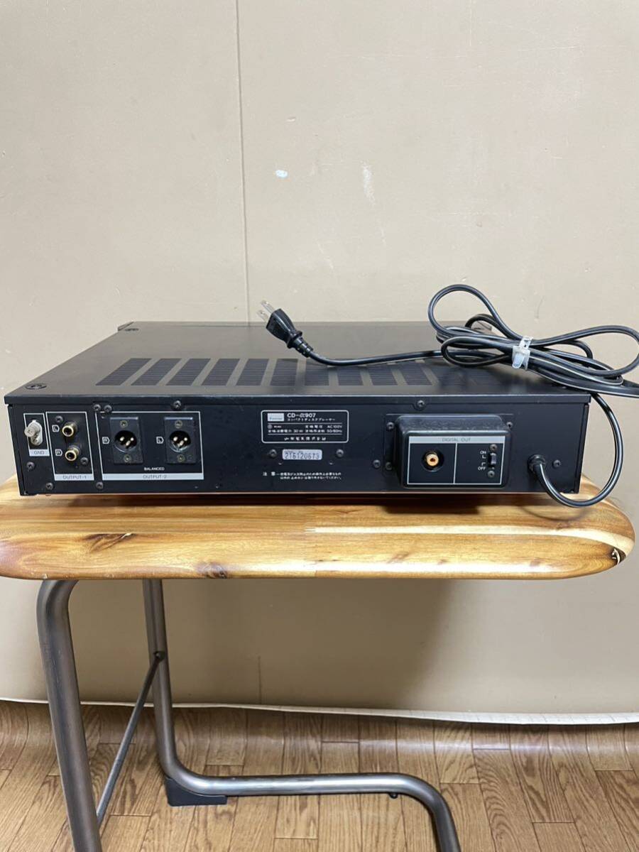 SANSUI サンスイ CD-α907 CD-a907 CDプレイヤー リモコン付 通電確認済みます 【動作未確認】の画像6