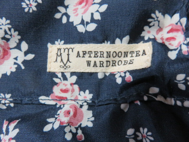  AT AFTERNOONTEA WARDROBE afternoou tea アフタヌーン・ティー 携帯バッグ 未使用 （撮影のため開封しております）_画像2