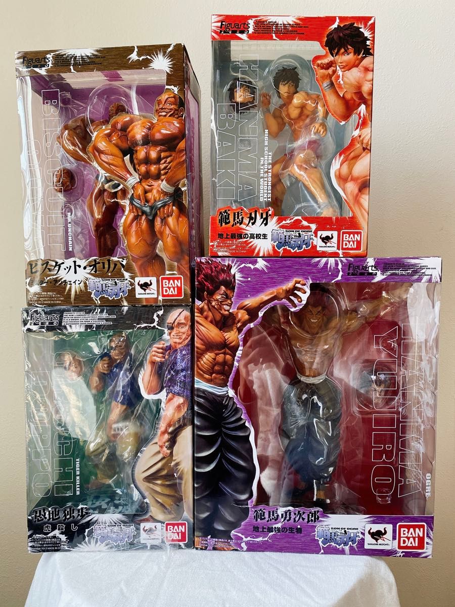 4個セット】フィギュアーツZERO グラップラー刃牙 範馬勇次郎 4個セット】フィギュアーツZERO グラップラー刃牙 範馬勇次郎