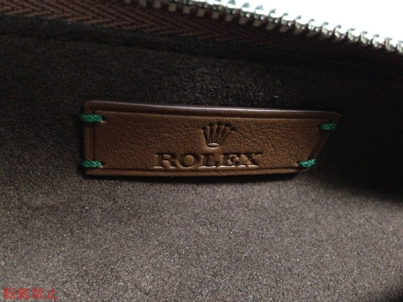 ロレックス レザー ペンケース 筆箱 ノベルティ ROLEX Leather Pen Case 送料無料_画像5