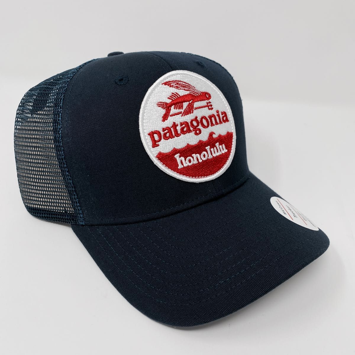 ハワイ　ホノルルデザイン　パタゴニアpatagonia キャップ 帽子 ネイビー　男女兼用