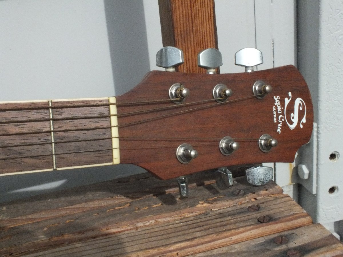 《ジャンク》Sepia Crue CUSTOM EA350BK ギター_画像4
