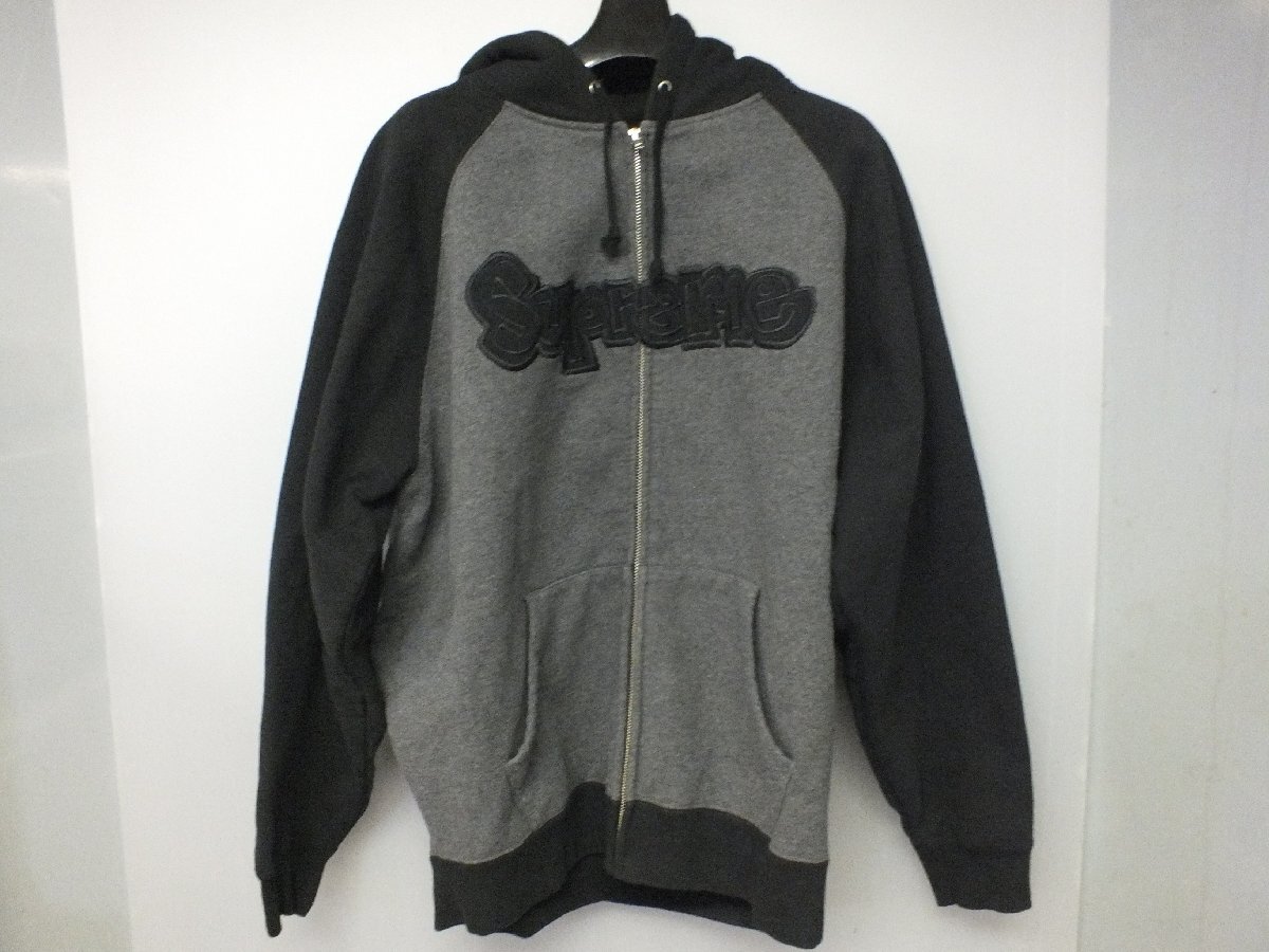 Supreme Gonz Applique Zip Up Hooded Sweatshirt Black/Medium_画像1