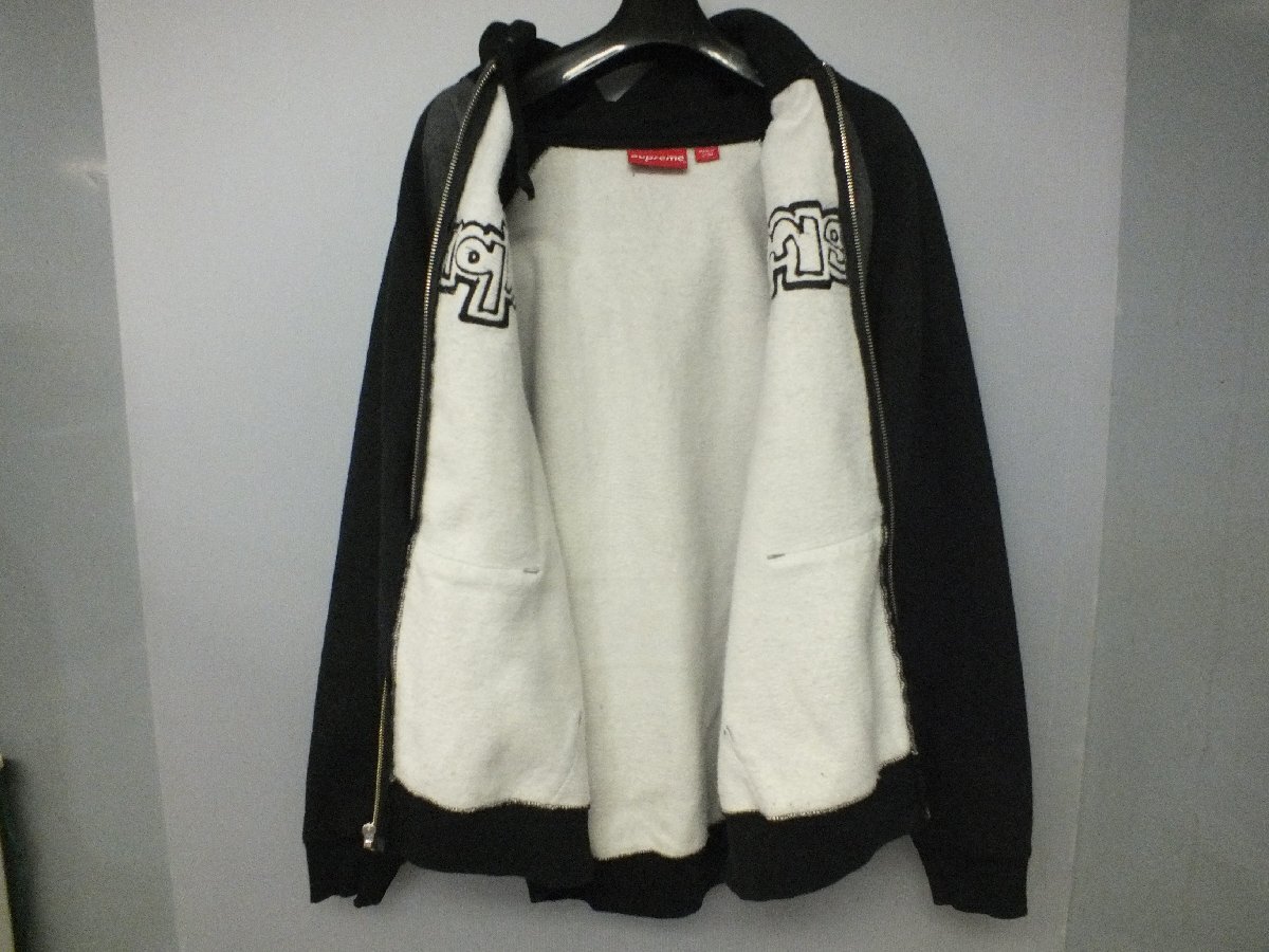 Supreme Gonz Applique Zip Up Hooded Sweatshirt Black/Medium_画像4