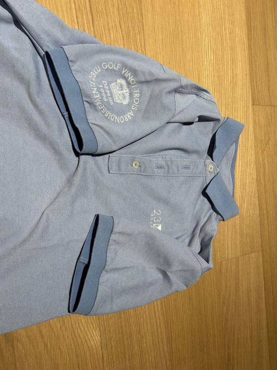 23区ゴルフ　golf 半袖ポロシャツ SIZE L_画像3