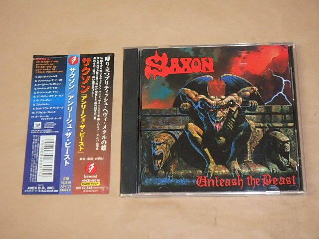 アンリーシュ・ザ・ビースト　/　 サクソン（SAXON）/　CD　/　帯付き_画像1